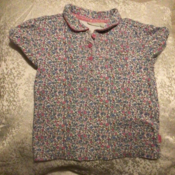 Jojo Maman Bebe Adorable Floral Tee Top - Picture 1 of 5